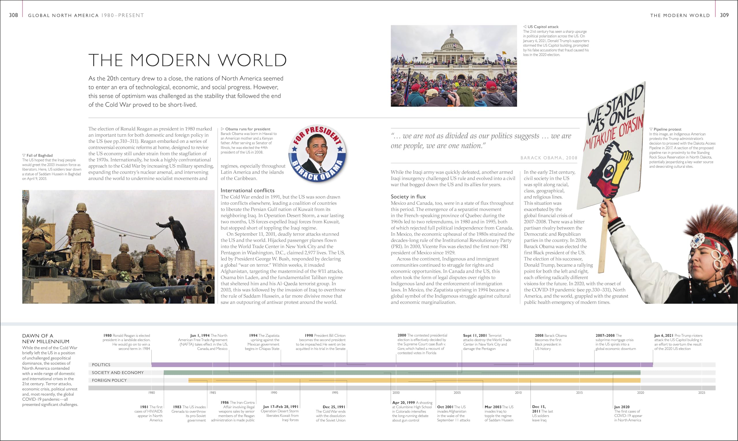 History of North America Map by Map (DK History Map by Map)