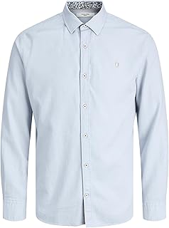 JACK & JONES Shirt Camiseta Jprblareims Detail L/S para Hombre