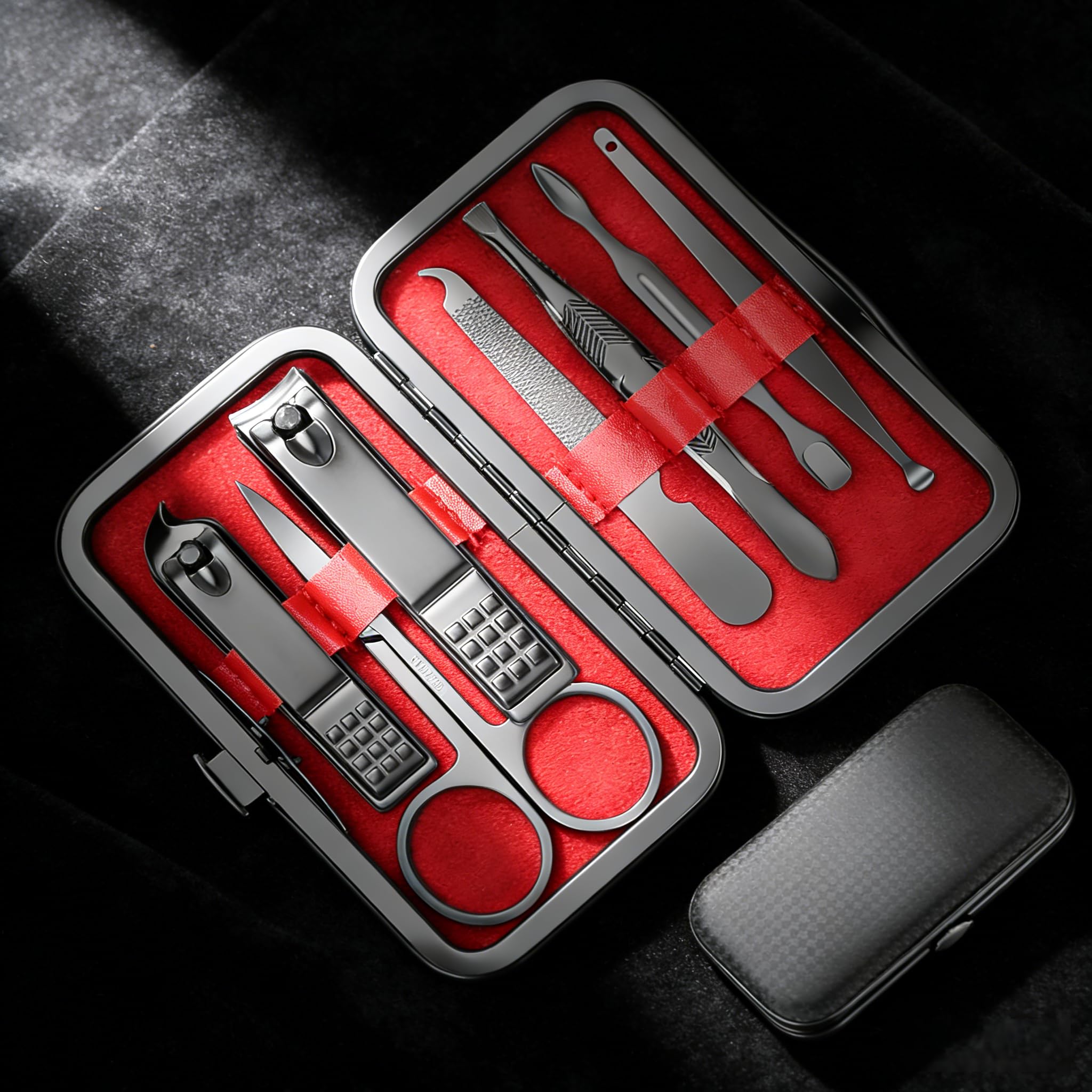 Manicure set Men Personal Care Tools Accessories Finger Toe Nail Clippers Set Professional Nail Grooming Kit With Travel