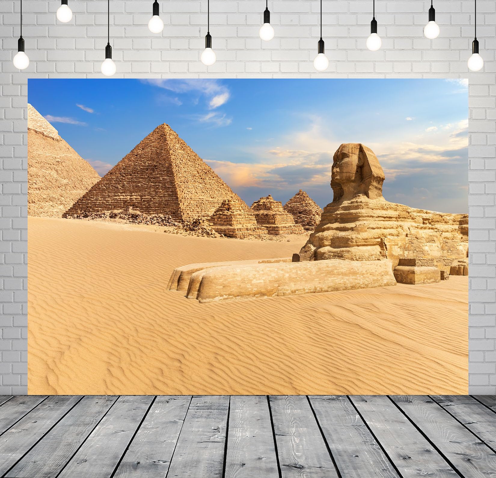 Ägyptische Pyramiden Fotohintergrund Vinyl 3x2.5m - Dekoration Für Foto-Shootings & Partys