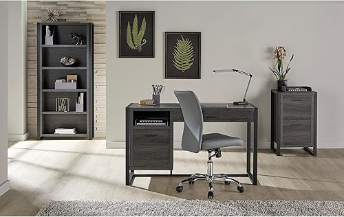 Miniatura 3 de RealSpace DeJori - Escritorio de 51 pulgadas de ancho, color carbón