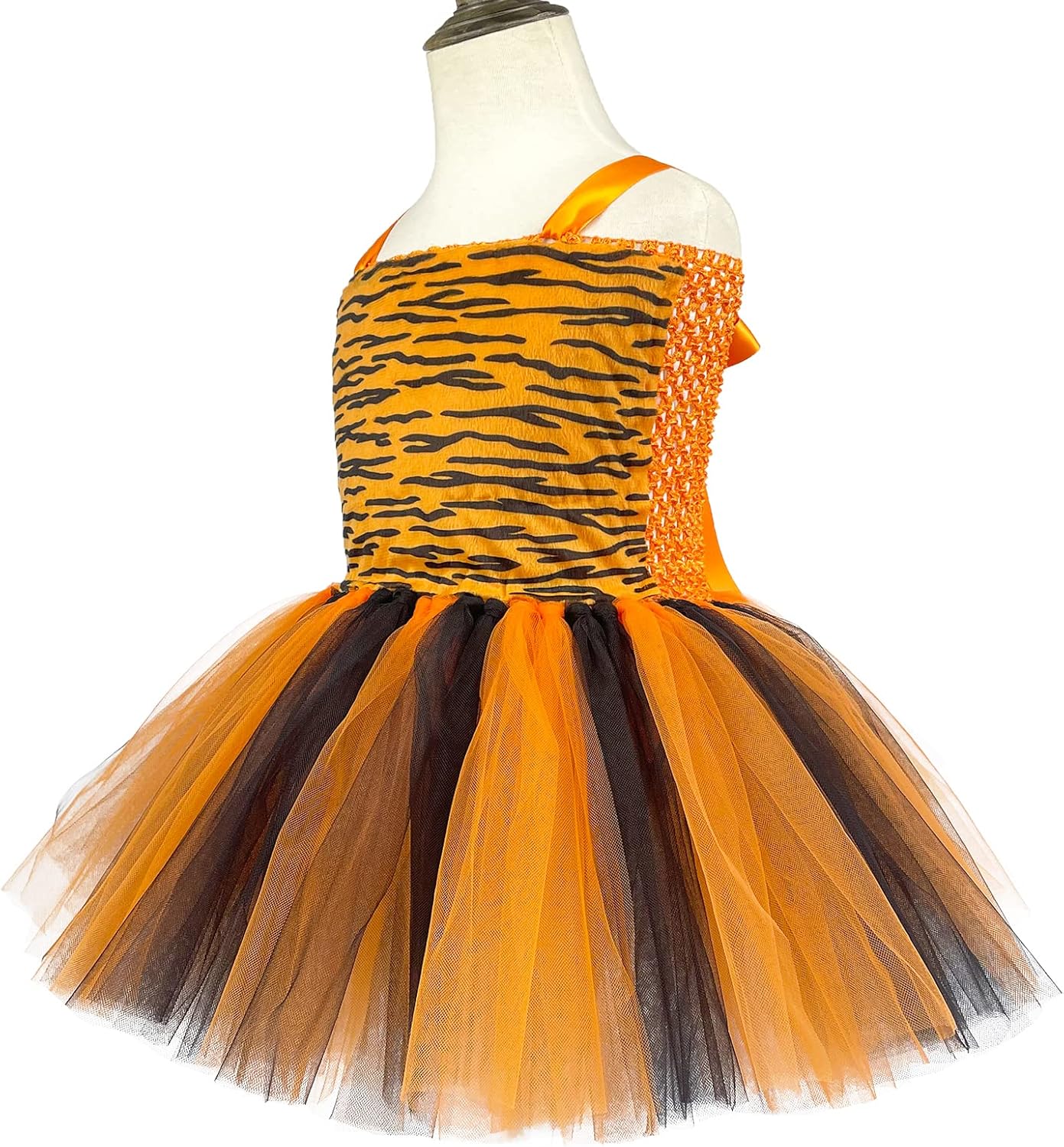 Jungle Party Animal Costume for Girls 1-10 Years Giraffe Leopard Tiger Safari Birthday Halloween Dress Up Clothes