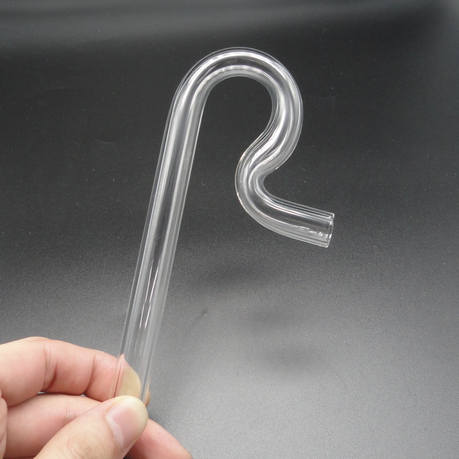 Glass Mini Lily Pipe Outflow For Planted Aquariums - 13mm For 12/16mm Tubing