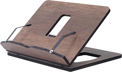 Book Stand, Book Holder, Reading Stand, Cookbook Holder, Recipe Book Stand, Wooden Book Stands for Reading, Cookbook Stand for Kitchen, Book Holder