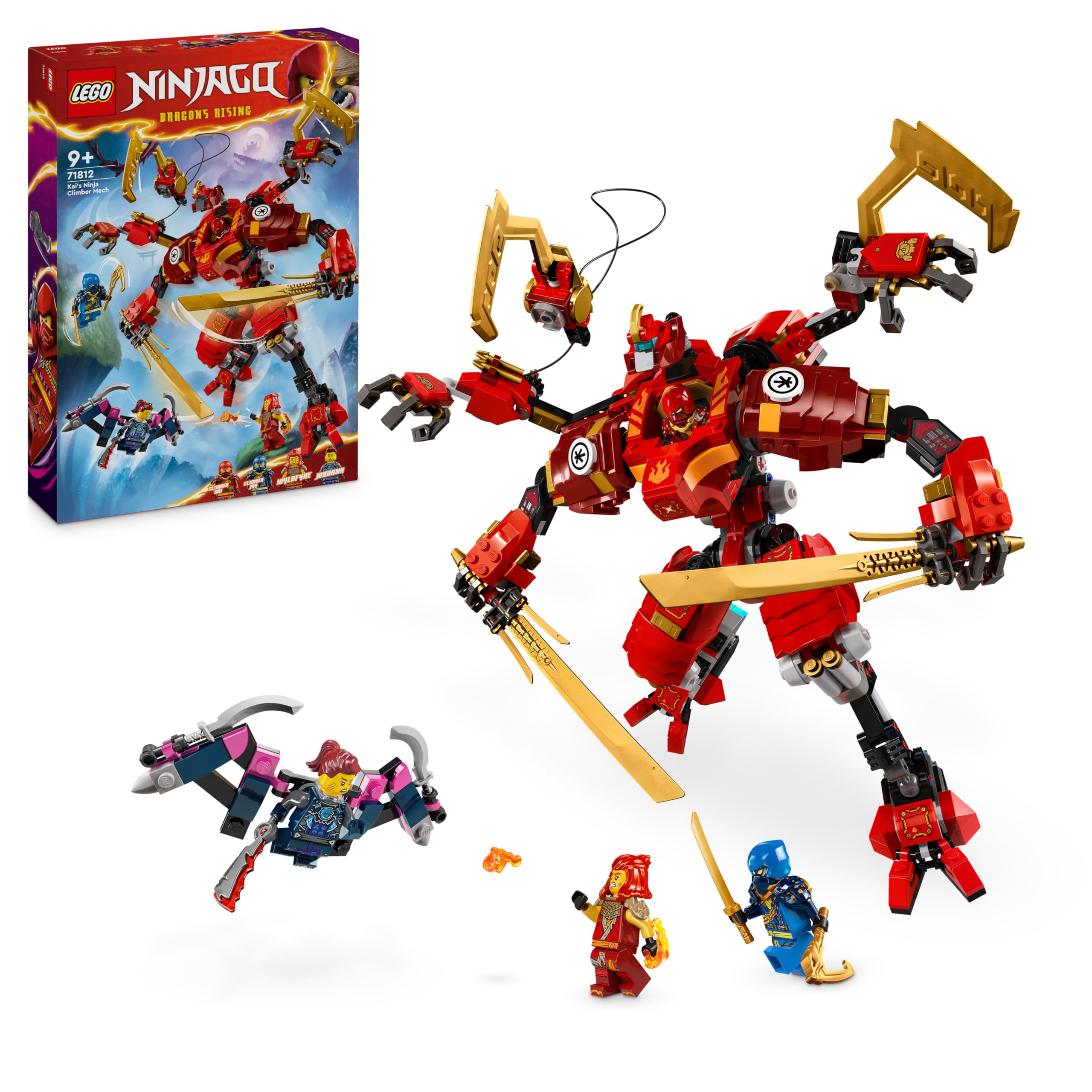 LEGO Ninjago Kais Ninja Climbing Mech Set