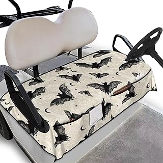 Suobstales Golf Cart Seat Covers Sports Golf Cart Seat Blanket Portable Golf Cart Accessories for 2-Person Seats Club Car