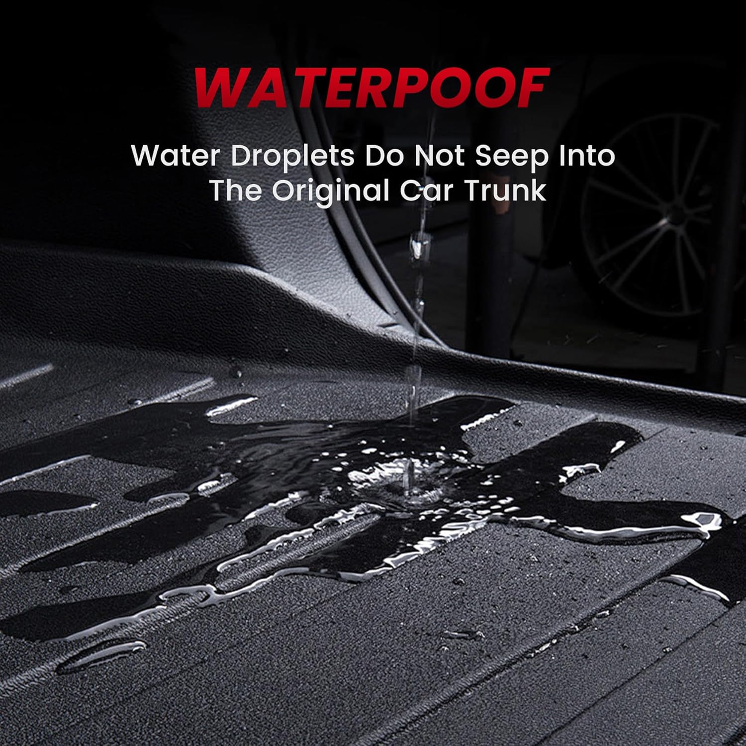 Cargo Liner for:/-Nissan Altima Sedan 2013 2014 2015 2016 2017 2018 All Weather Waterproof Protector Floor Area Mat Trunk Liner Tray Heavy Duty Rubber Rear Cargo Mat Black