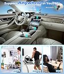 15W Support de téléphone de voiture à chargeur rapide, support magnétique sans fil avec une forte aspiration sous vide, 360° Montage de voiture pliable réglable avec MagSafe pour tableau de bord/pare-brise pour iPhone 17/16/15/14/13