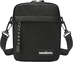 MOCOCITO Men's Casual Small Shoulder Bag with Pockets and Zip – Perfect Gift