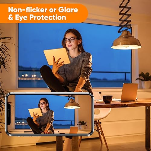 Miniatura 7 de WIHTU Bombillas LED de filamento, bombillas LED Edison brillantes vintage de 6 W, St58 de 2700 K, bombillas cálidas con CRI 85+, base estándar E26,