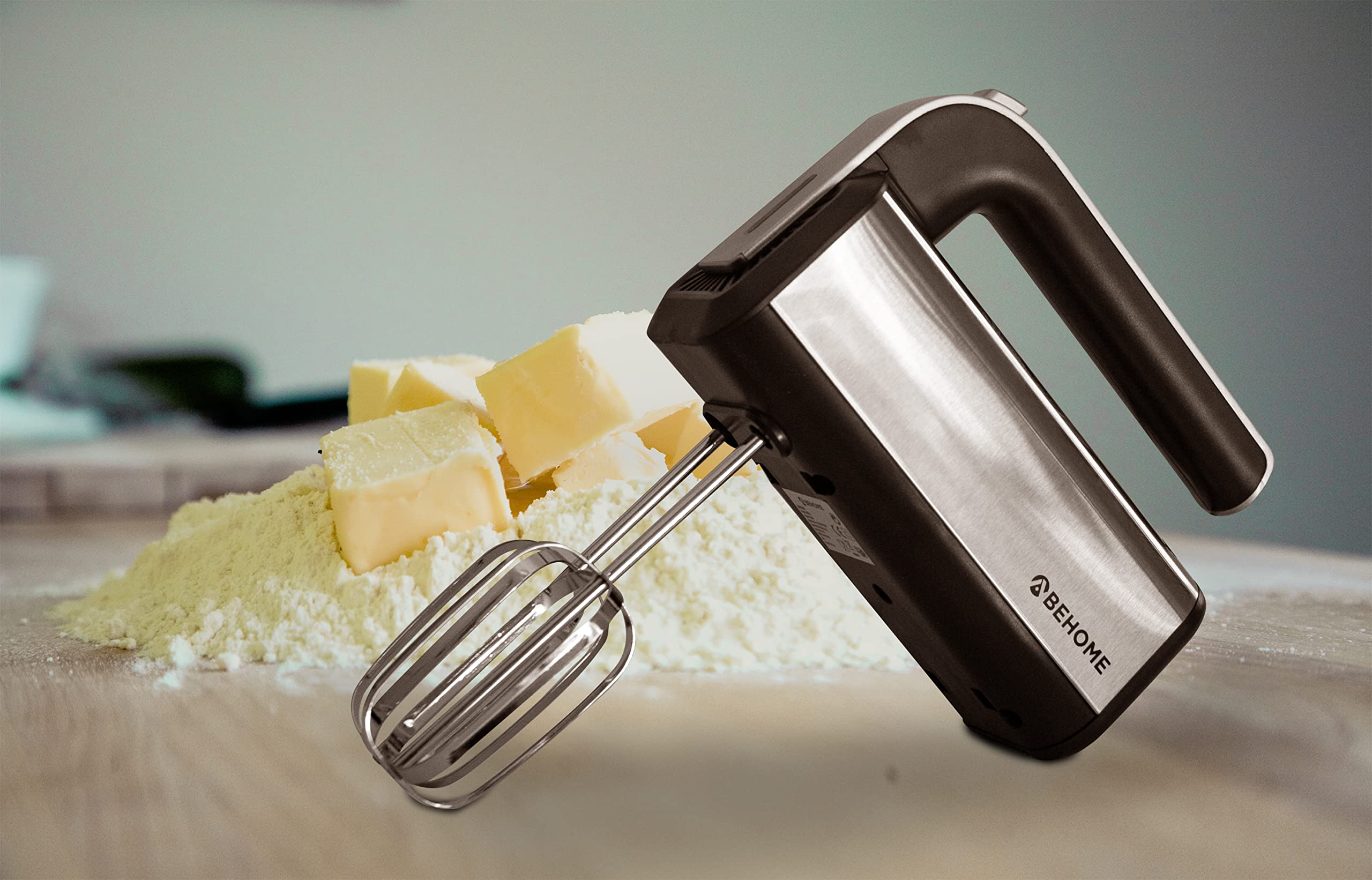 Sbattitore Elettrico Beko Sirius Line 500W - 4 Velocità + Turbo, Fruste E Ganci In Acciaio - Foto 11