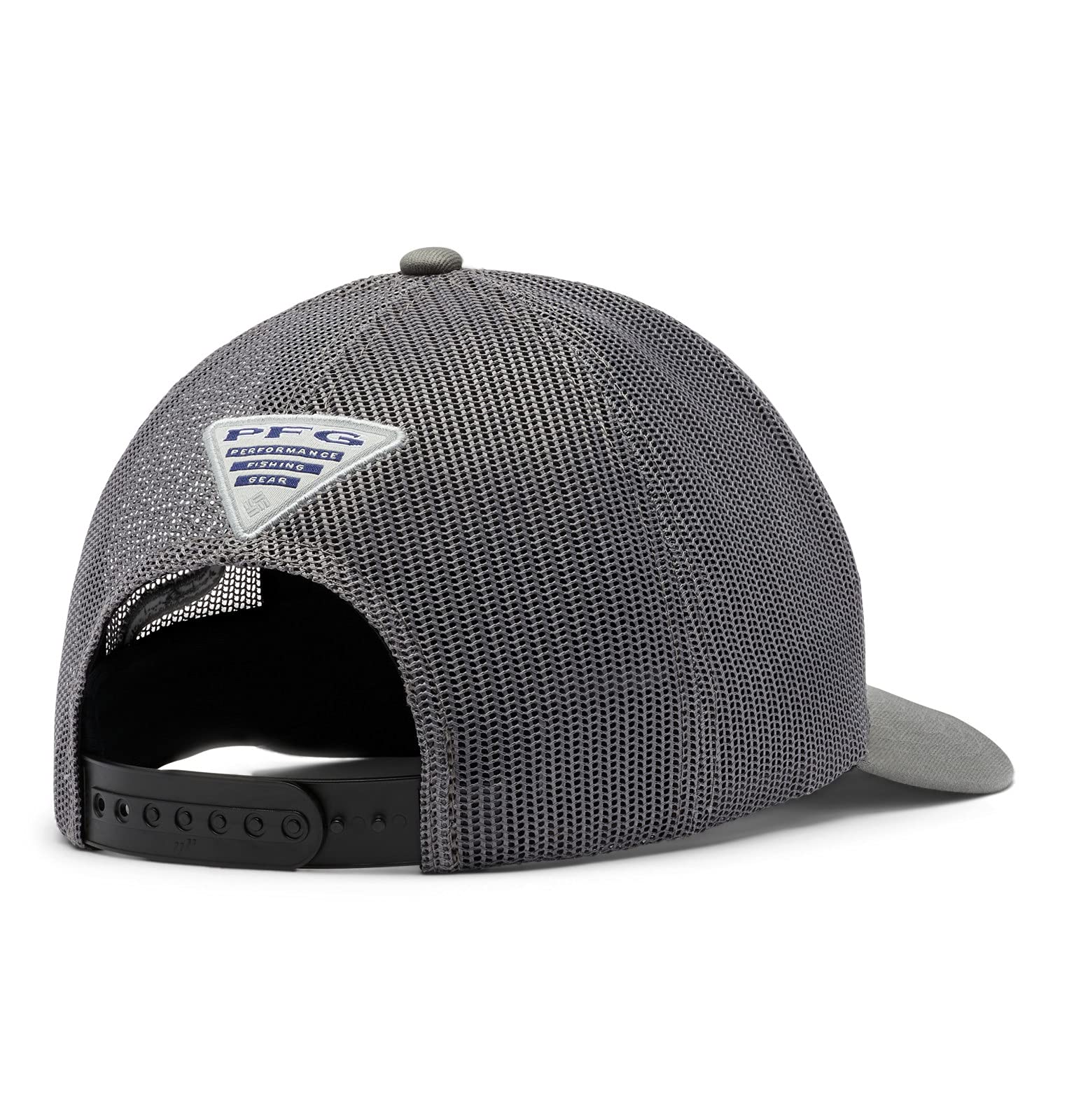 Gorra unisex PFG de malla con cierre de presión, titanio/negro/gancho, talla única 2
