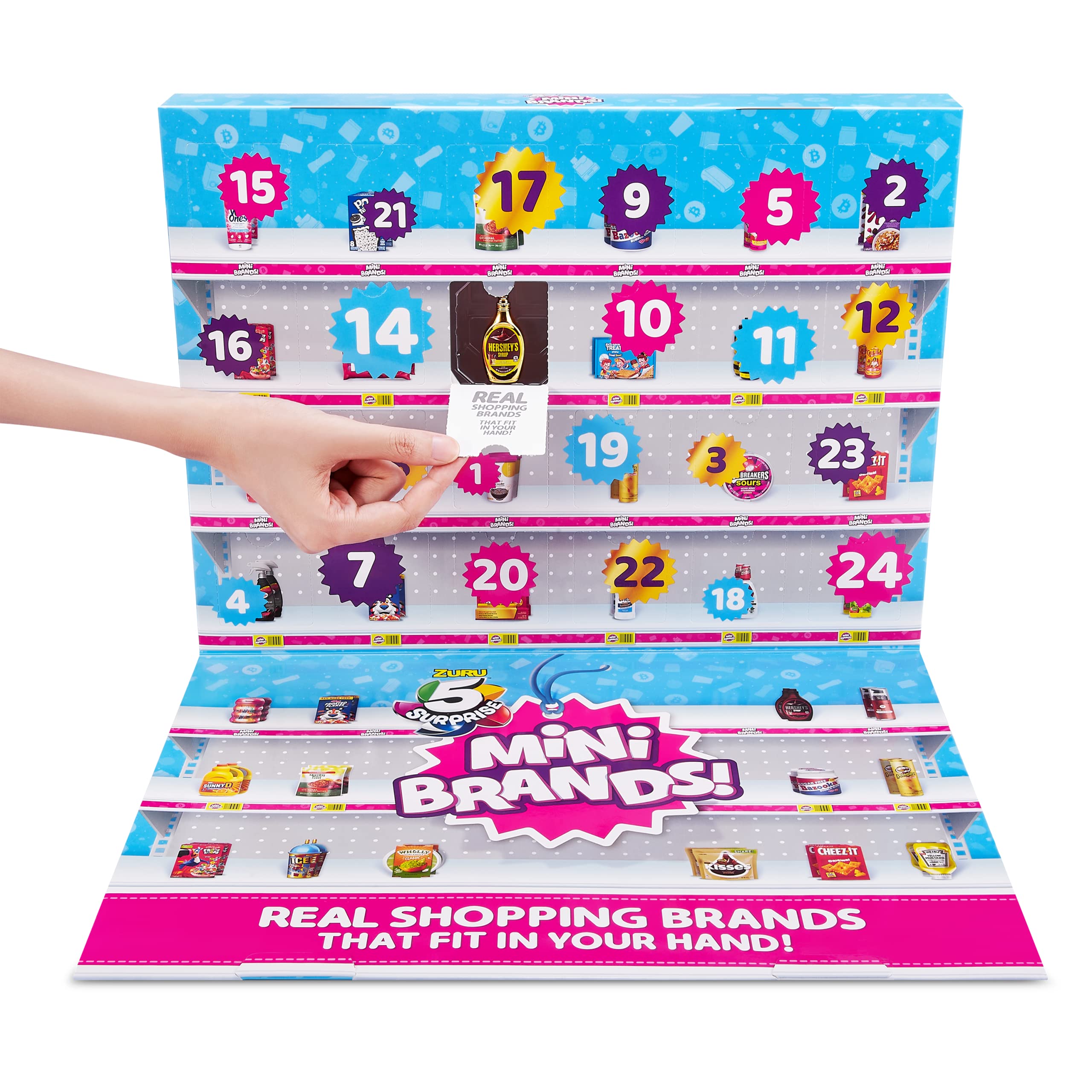 Amazon.com: 5 Surprise Mini Brands Advent Calendar by ZURU - 24 Day Advent  Calendar 2022, Includes 4 Exclusive Minis, Real Miniature Brands  Collectibles : Home & Kitchen