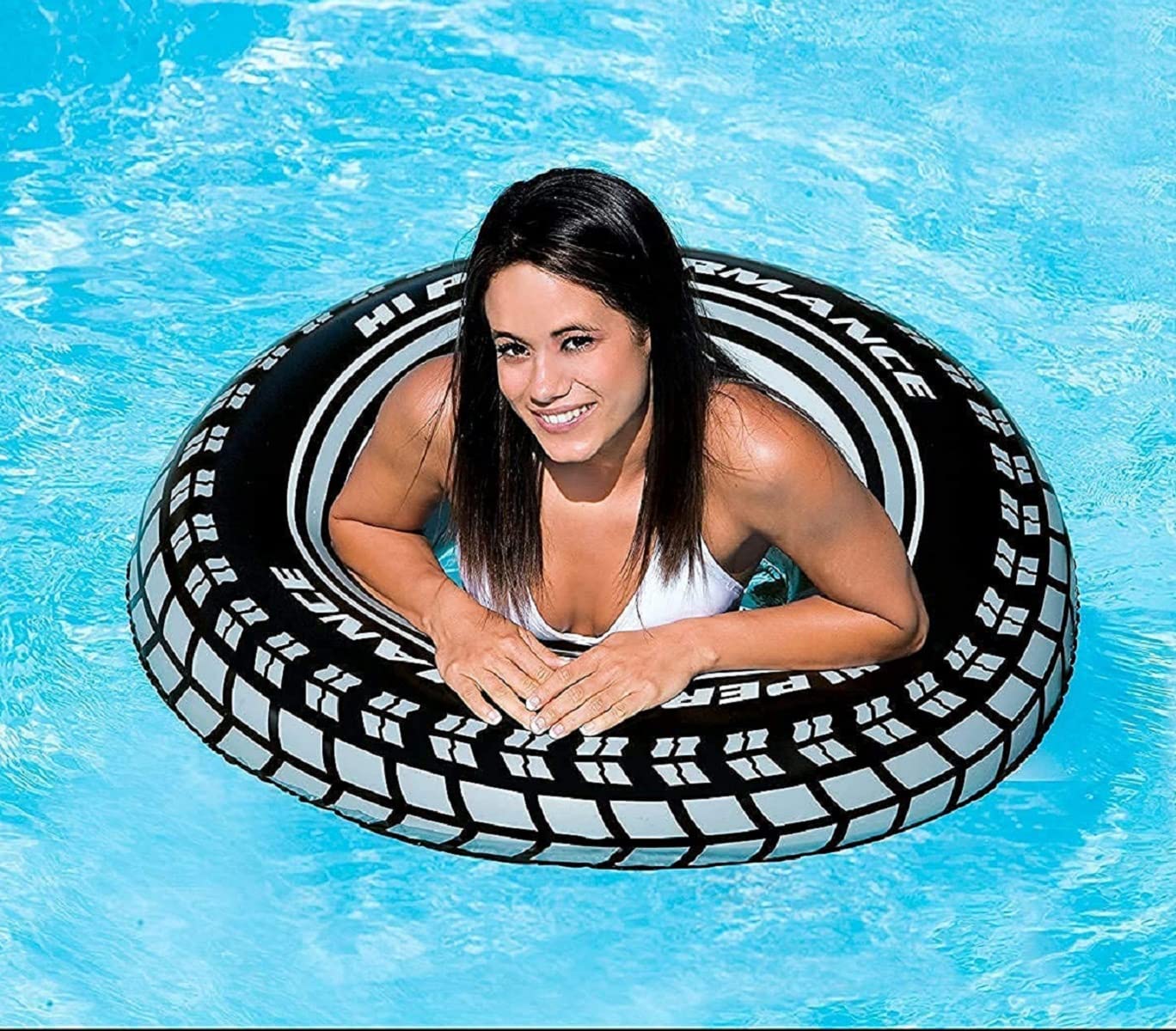 ClearChoice:- Tire Inflatable Floating Swimming Tube Tyre Adult Swimming Ring(Color Black)(Size - 36inch)(9 + Years Up)(1 Pis) (B09GPBR9DB) Amazon Price History, Amazon Price Tracker