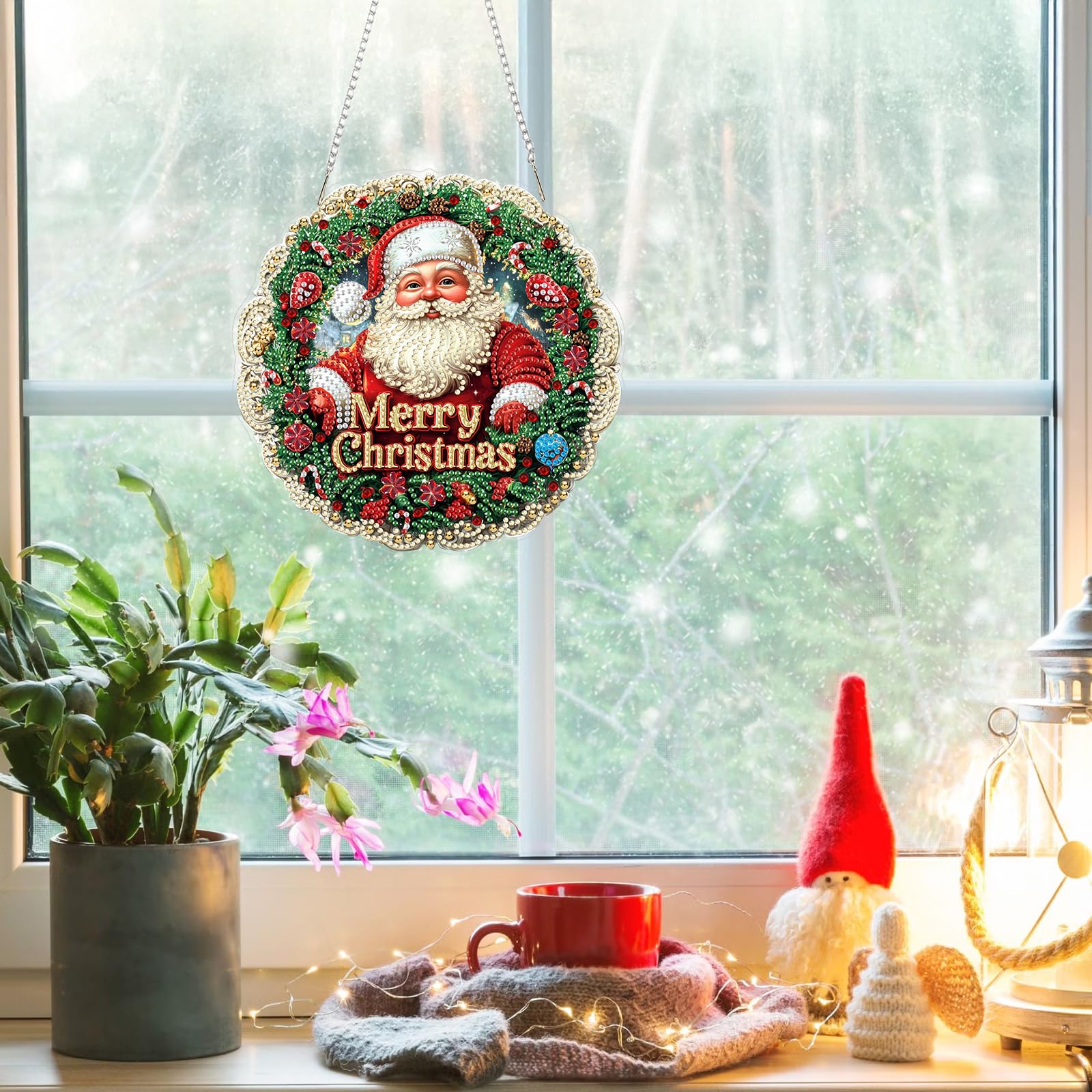 Diamond Painting Kerst Krans flexibel 01 (Rendier) - Shop nu