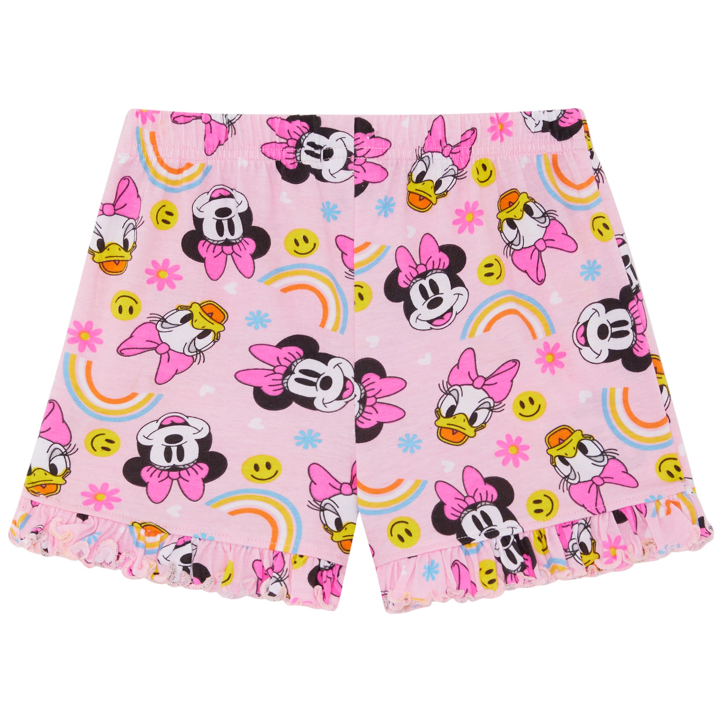 Minnie Mouse & Daisy Duck - Schlafanzug mit Kurzarm für Mädchen - 100% Baumwolle