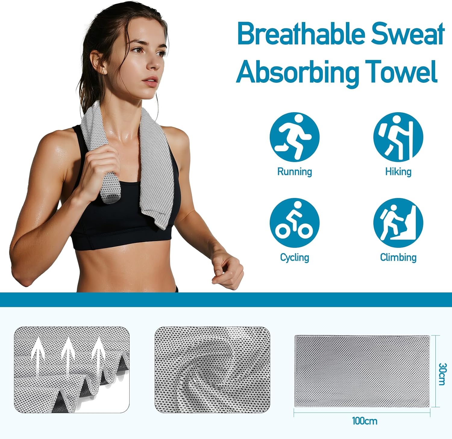 Running Hydration Vest Backpack, Breathable and Sweatproof Running Vest, Adjustable Hydration Backpack for Hiking Cycling Race Marathon for Women - Image 4