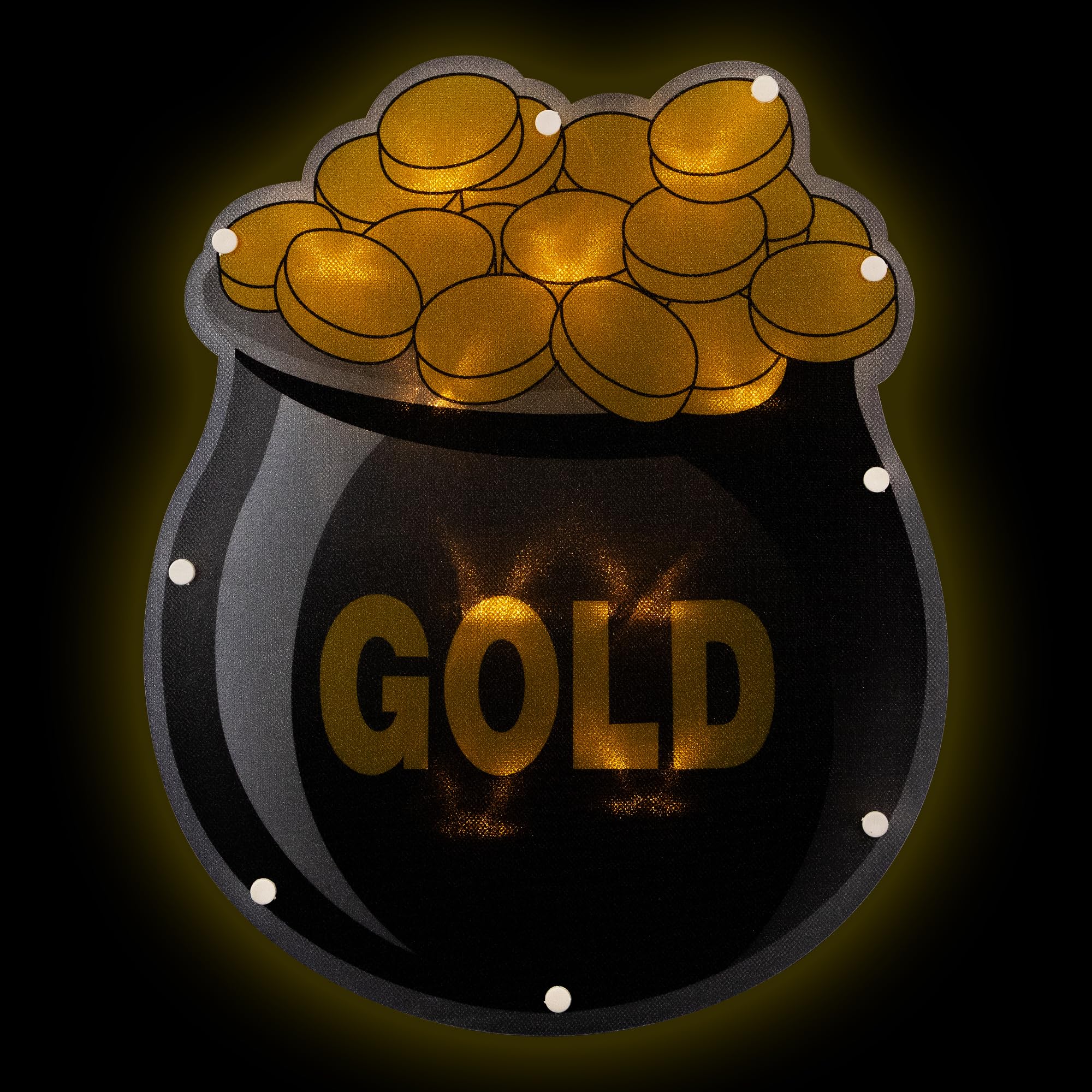 Wintergreen Lighting LED Hanging Snowflake Decorations – Christmas Decoration (12, Warm White Lights)