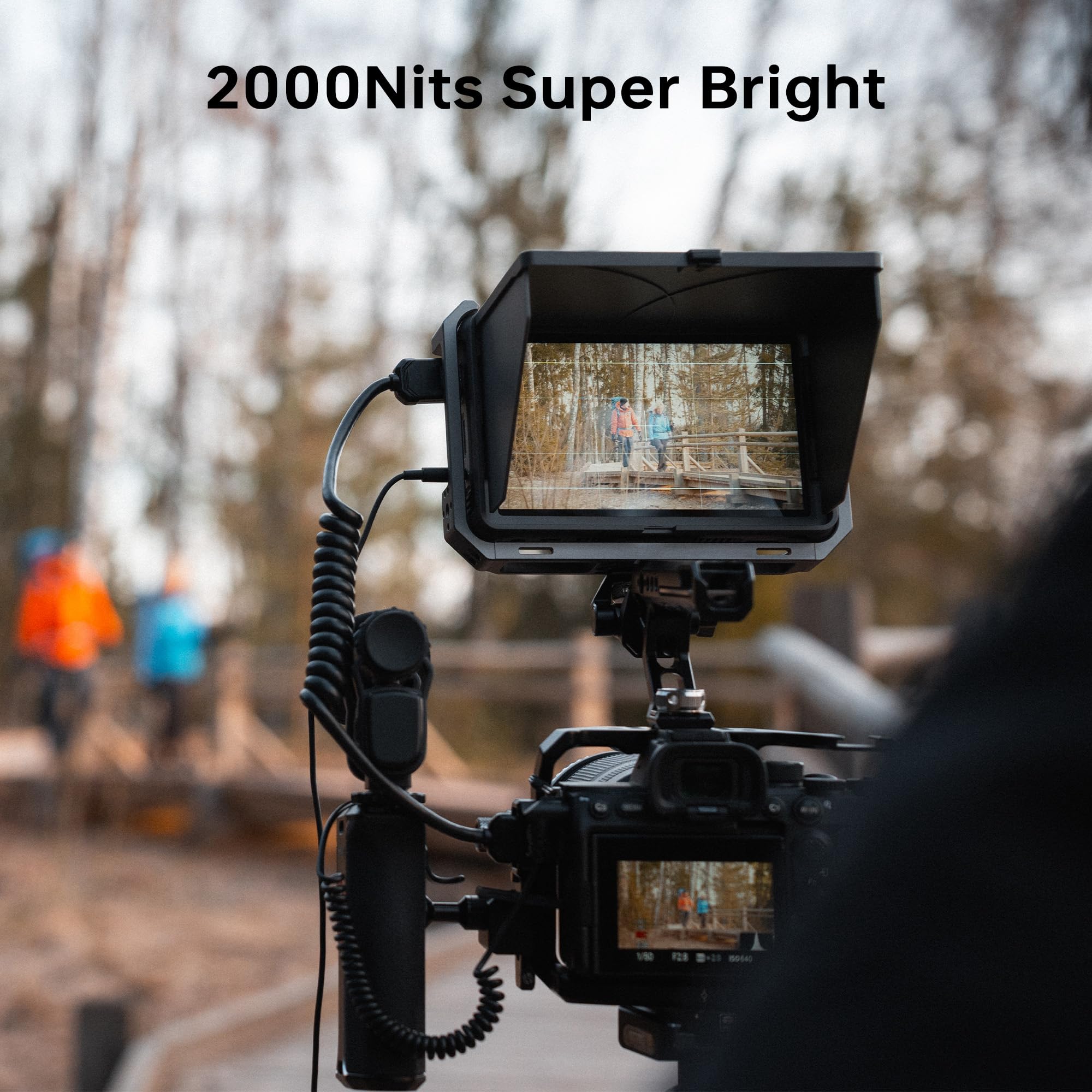 Amazon | VILTROX 2000nits カメラ フィールドモニター＆ リグ