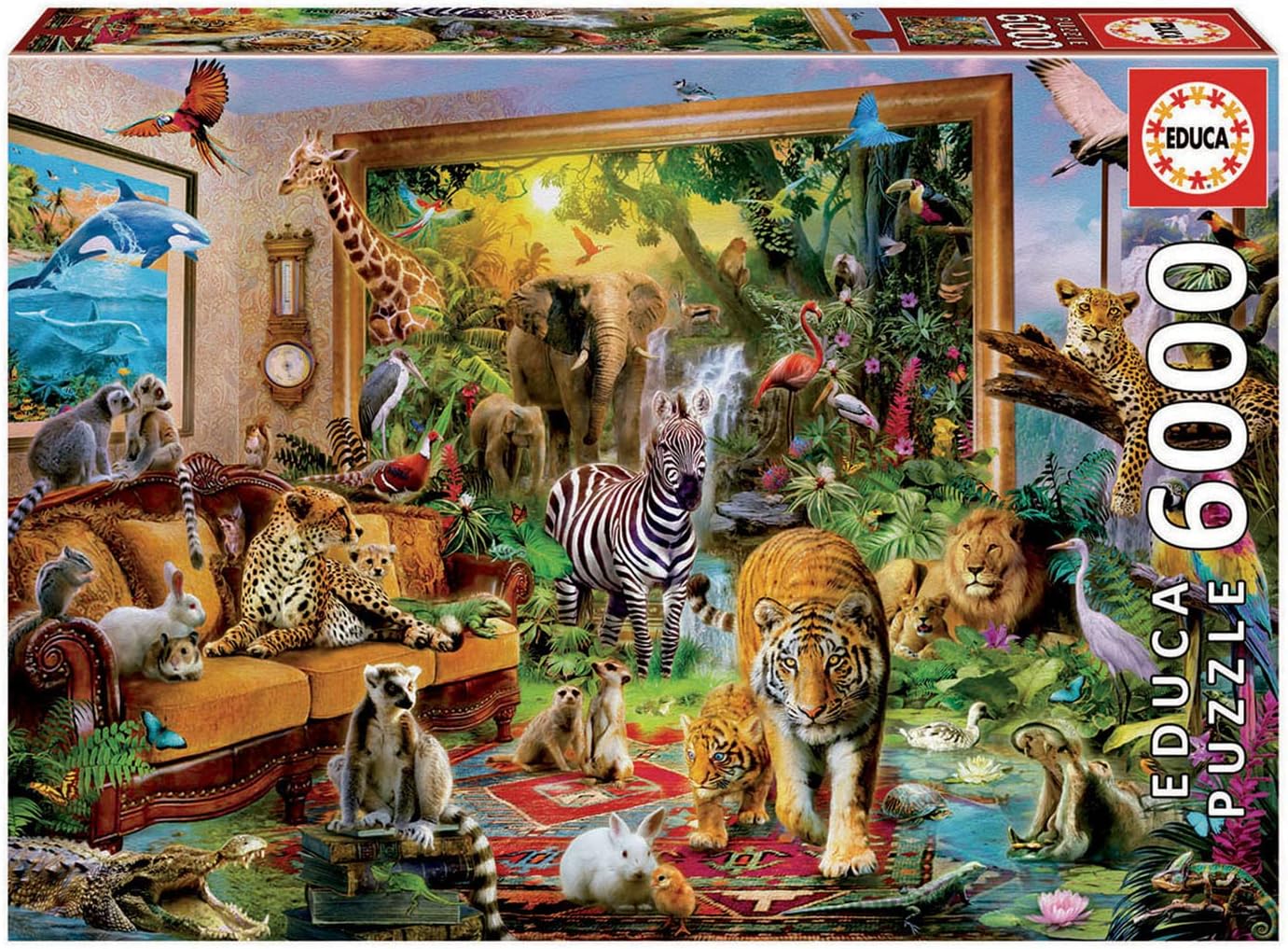 Educa - 17679-6,000 Piece Jigsaw Puzzle - Entering the Bedroom Design