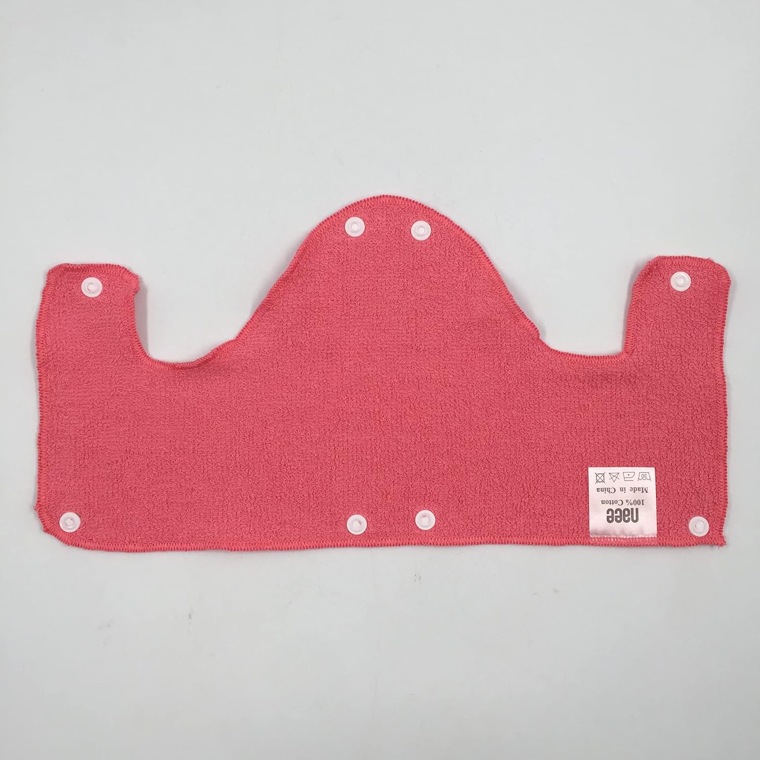 Big Pink Hard Hat Sweatband,Reusable Washable Terry Cotton Hard Hat Liner snap on, 9 pcs per Pack