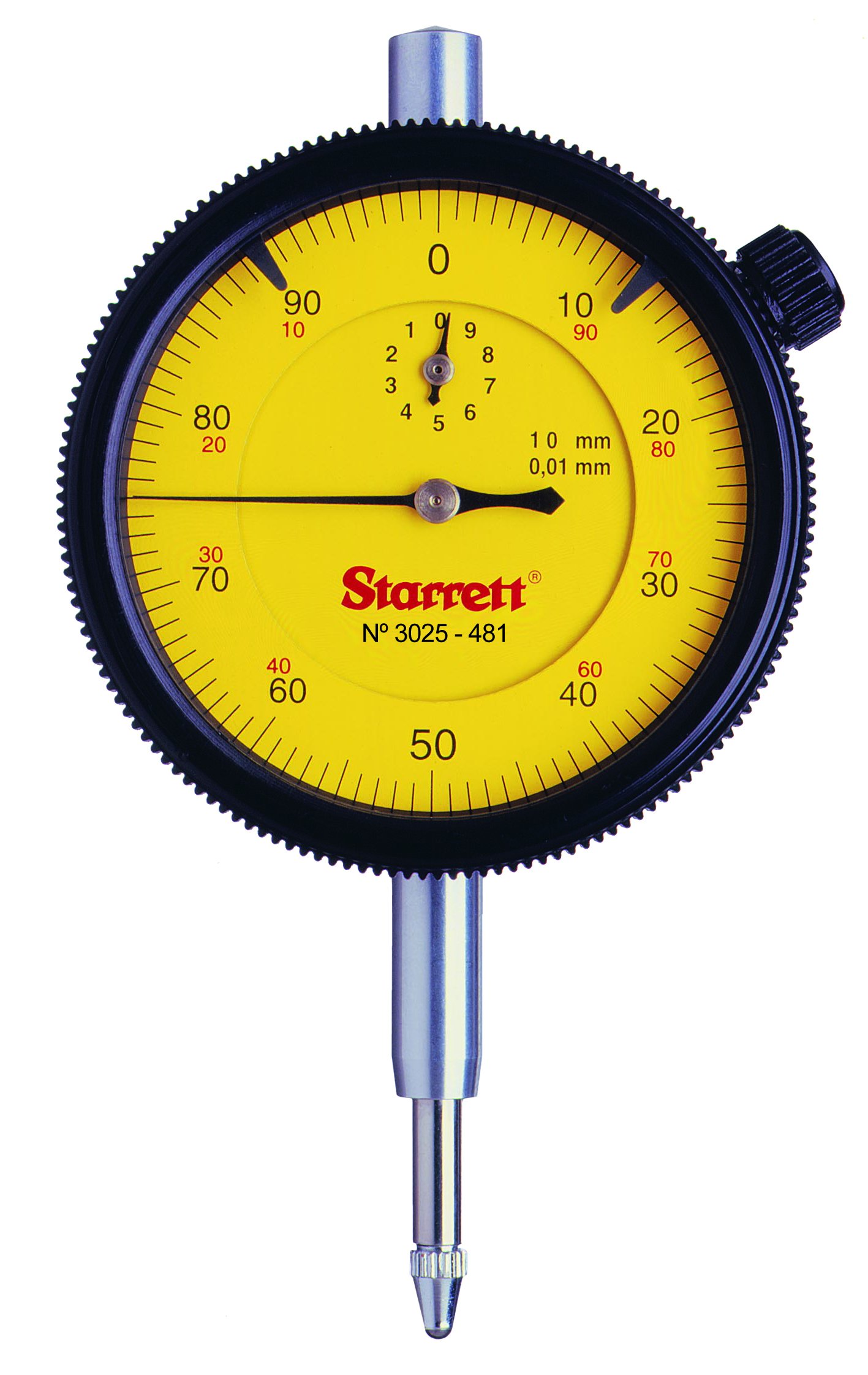 Starrett 3025-481 Reloj comparador 10 x 0,01mm