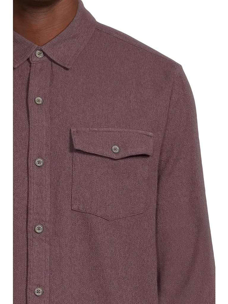 Purple Royal Robbins Bristol Organic Cotton Twill Long Sleeve