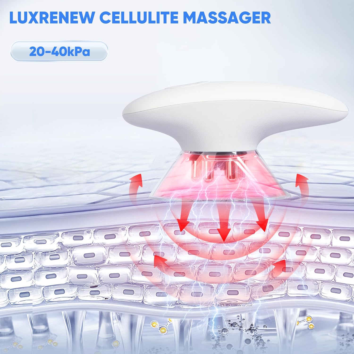 3-in-1 Electric Cellulite Massager, 3-in-1 Body Sculpting Machine -3 Modes Adjustable Body Sculpting Machine- Home Use Cupping Therapy Tool for Back, Belly, Waist, Arms, Legs-White 4 812ZyTEg4qL. AC SL1500