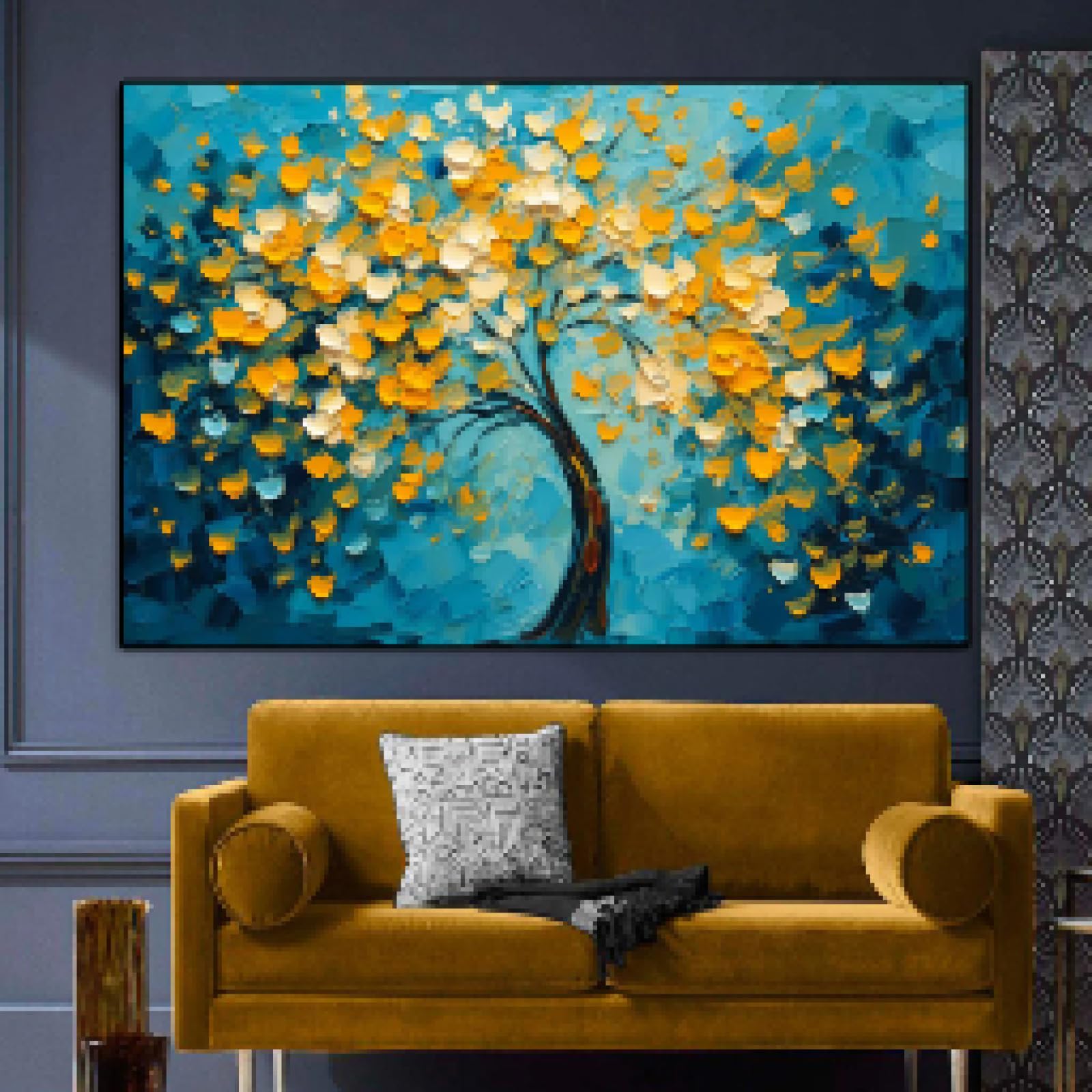 Impression toile arbre d'automne pour réchauffer votre intérieur - 8