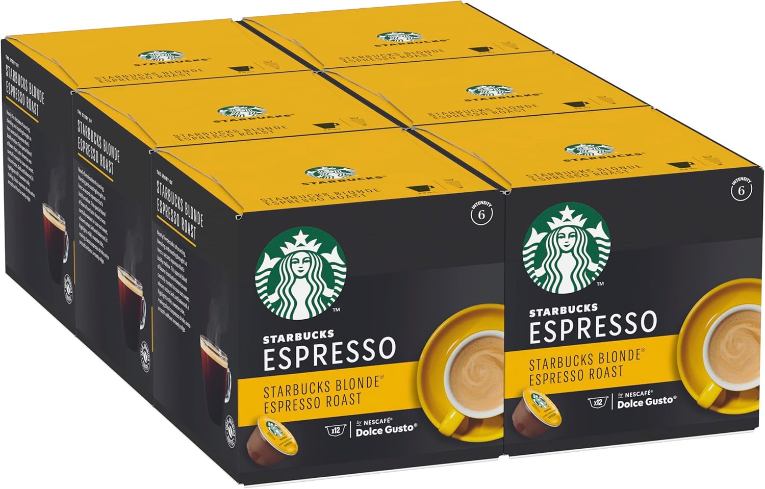 STARBUCKS Espresso Roast by Nescafe Dolce Gusto Blonde Roast Coffee