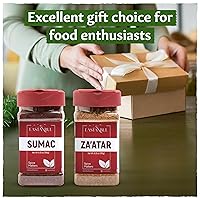 Vista 8 de Eastanbul Juego de zumac y zaatar, especias de zumac de 6.4 onzas y especias Zaatar de 6.4 onzas, paquete doble, dúo esencial, condimento Za'atar