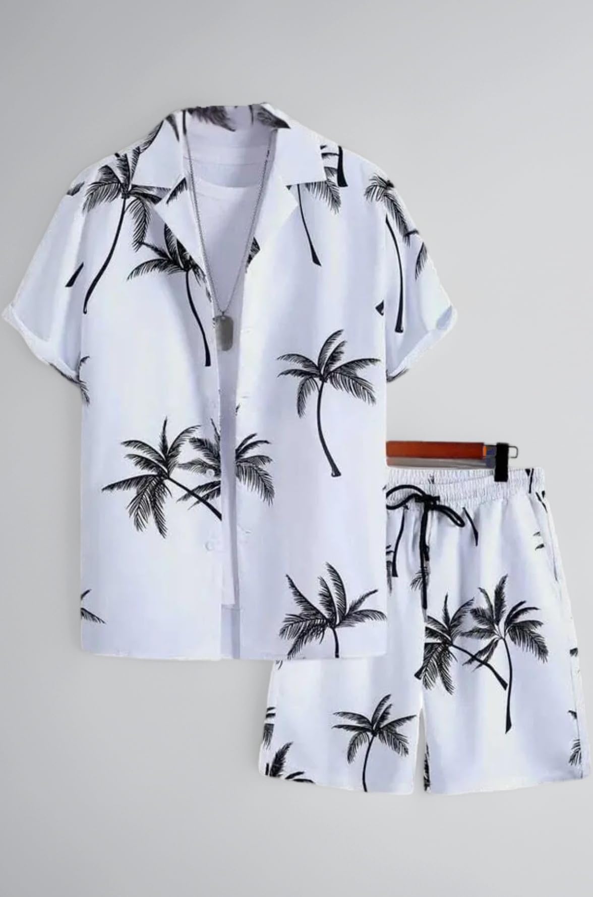 DHRUVI TRENDZ Co Ord Set for Men | Trendy Night Dress for Boys | T-Shirt and Shorts Combo for Lounge | Stylish Summer and Travel Wear |Men's Matching Two-Piece for Vacation