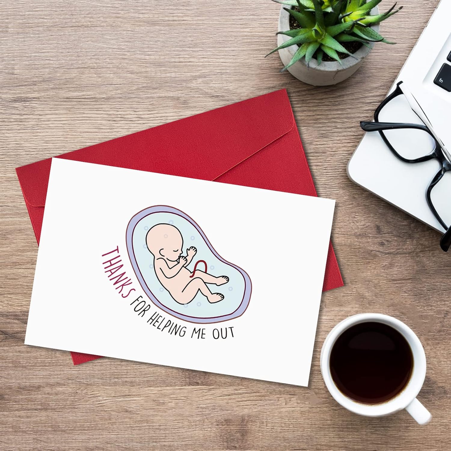 Buy Cute Thank You Card for Midwife Doula OBGYN, Labor and Delivery