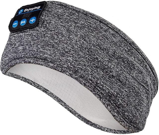 Sleep Headphones Bluetooth Headband Personalised Tech Gifts with Built-in HD Stereo Speakers,Perfect for Sports, Side Sleepers, Ultra-Soft Wireless Sleeping Headphones Birthday Gifts for Her Him