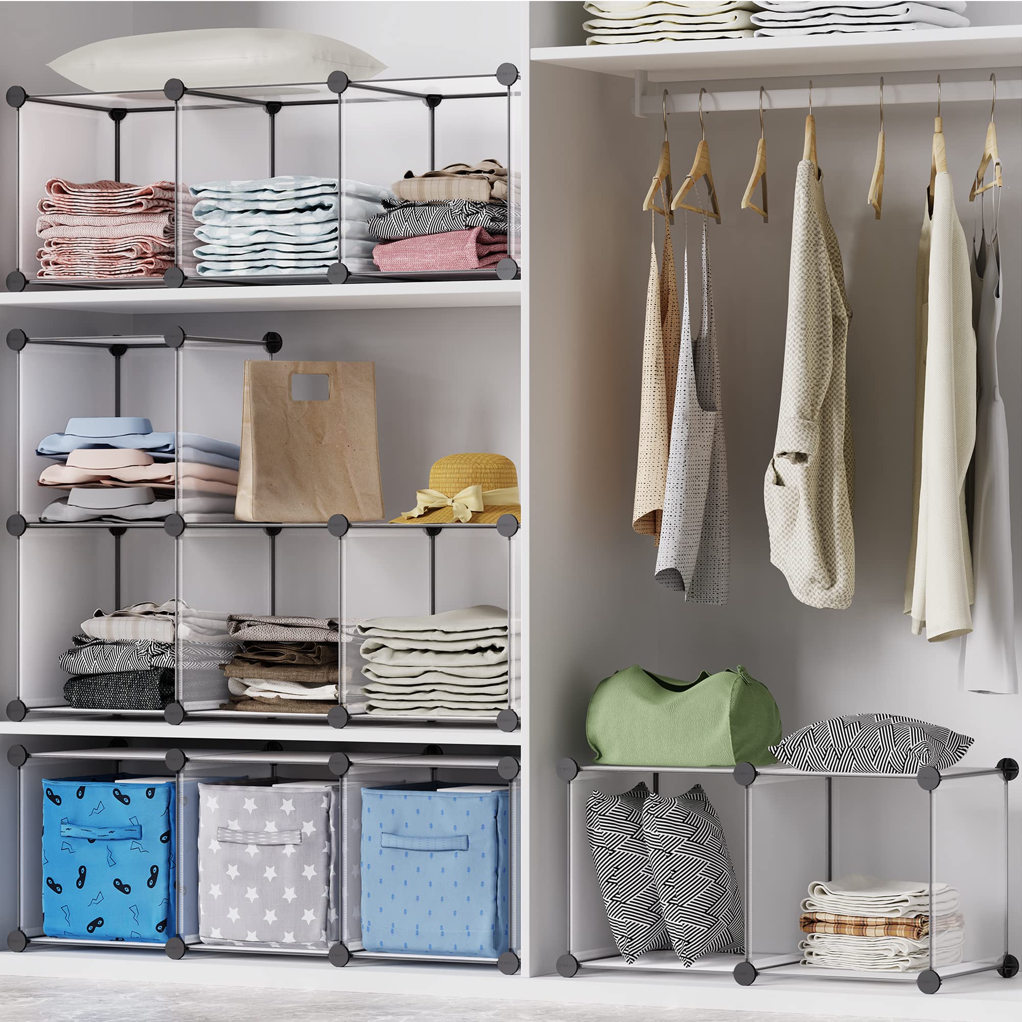 Snapklik.com : Closet Organizers And Storage, 9 Cube Storage Organizer