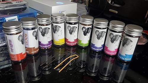 Miniatura 10 de Horquillas para moño ROCST Bobby Pins Clips para ballet mujer niña peluquería salón 12 piezas (2.5 pulgadas, negro, 24 piezas)