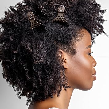 Bounce Curl Volume Root Clips for Curly Hair Drying and Diffusing, Tan