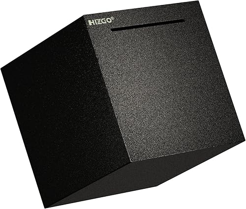 hizgo Alcancía para adultos, hucha para adultos, debe romperse para abrir, alcancía de acero inoxidable, caja de ahorro de metal (5.9 pulgadas)