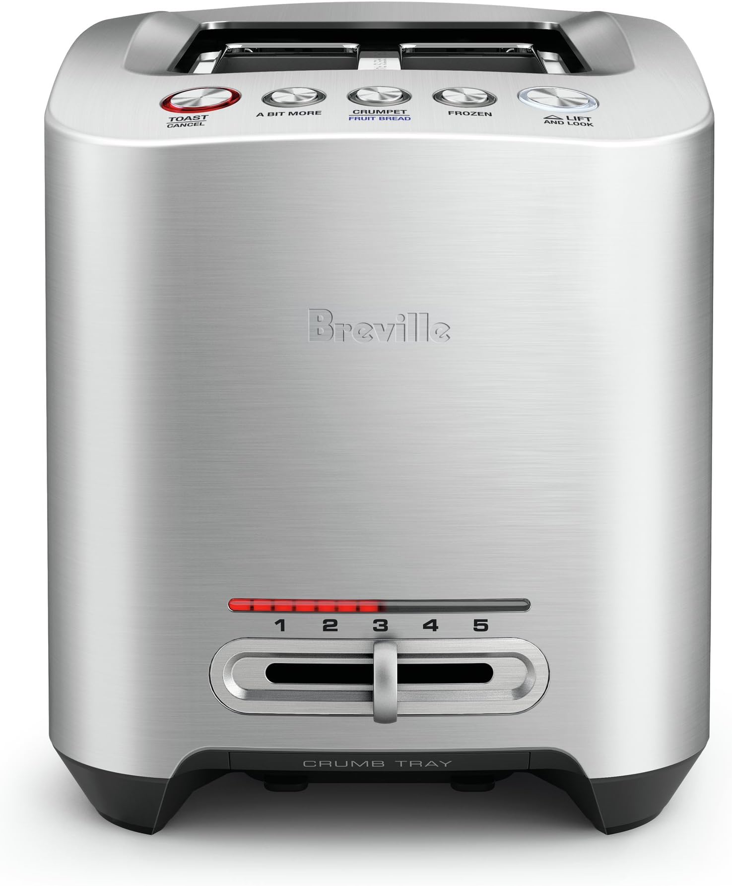 Breville Smart Toast 2 Slice Motorized Toaster - BTA825, Silver