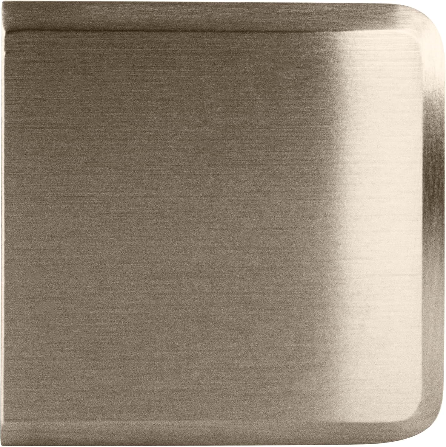 C.R. LAURENCE BGCU1BN CRL Brushed Nickel Beveled Style Notch-in-Glass Fixed Panel U-Clamp
