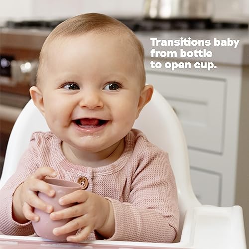 Miniatura 5 de ezpz Tiny Cup  Taza de entrenamiento de 100 silicona para bebés  Diseñada por un especialista en alimentación pediátrica  6 meses en adelante