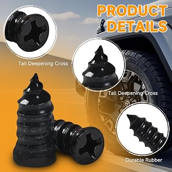30 Pcs Tire Repair Screws, Tire Patch Kit, Screw in Tire Plugs