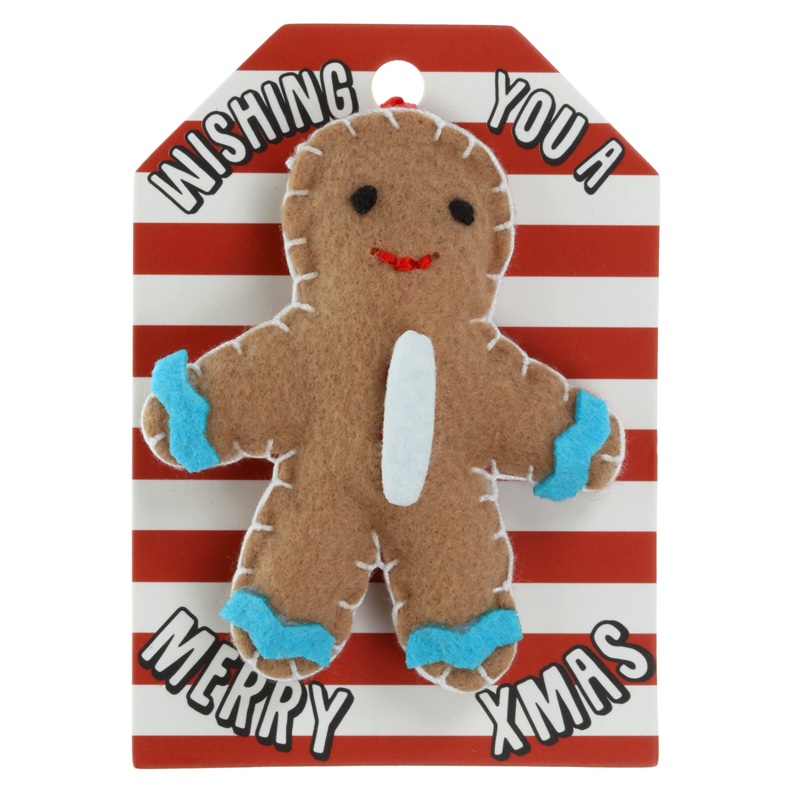 Stands Out, Supplying Outstanding Gifts Men's I Letter Gingerbread Man Christmas Tree Bauble Decoration Hanging Gift