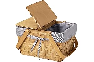 GRANNY SAYS Black Picnic Basket for Kids