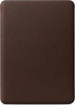 Compatible Slim Laptop Case for Comfyable MacBook Pro 16 inch M3 M2 Pro/Max 2023, Faux Leather Protector 16 inch Mac Cover Case, Coffee