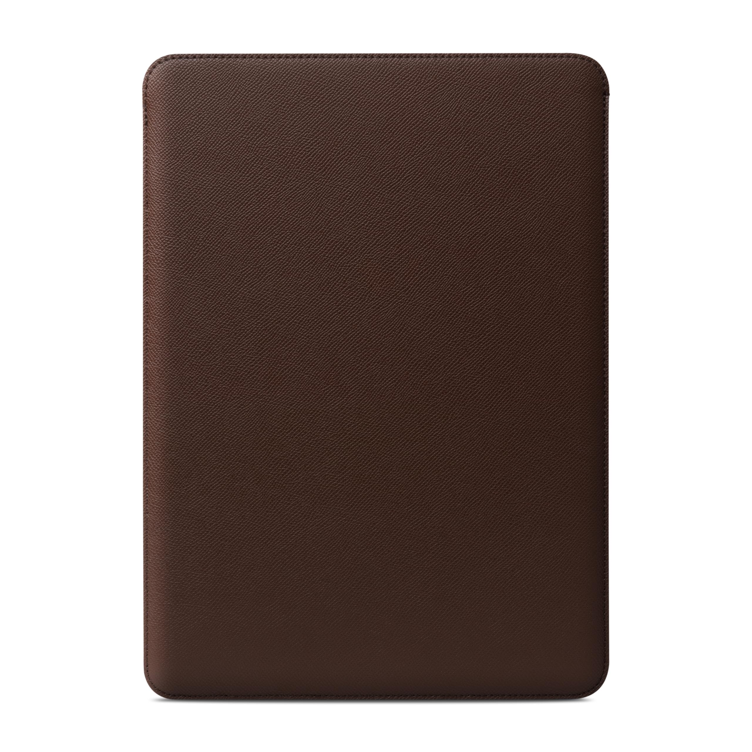 Comfyable Laptop Sleeve 15 Inch Precisely Compatible with MacBook Air 15" M5 M4 M3 M2 2026, Faux Leather Cover Case, Coffee
