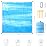 WIWIGO Beach Blanket Waterproof Sandproof Beach Mat 79 X 83/10\'x9\'for 2-8 Adults Quick Drying Outdoor Picnic Mat Beach Accessories for Travel, Camping, Hiking