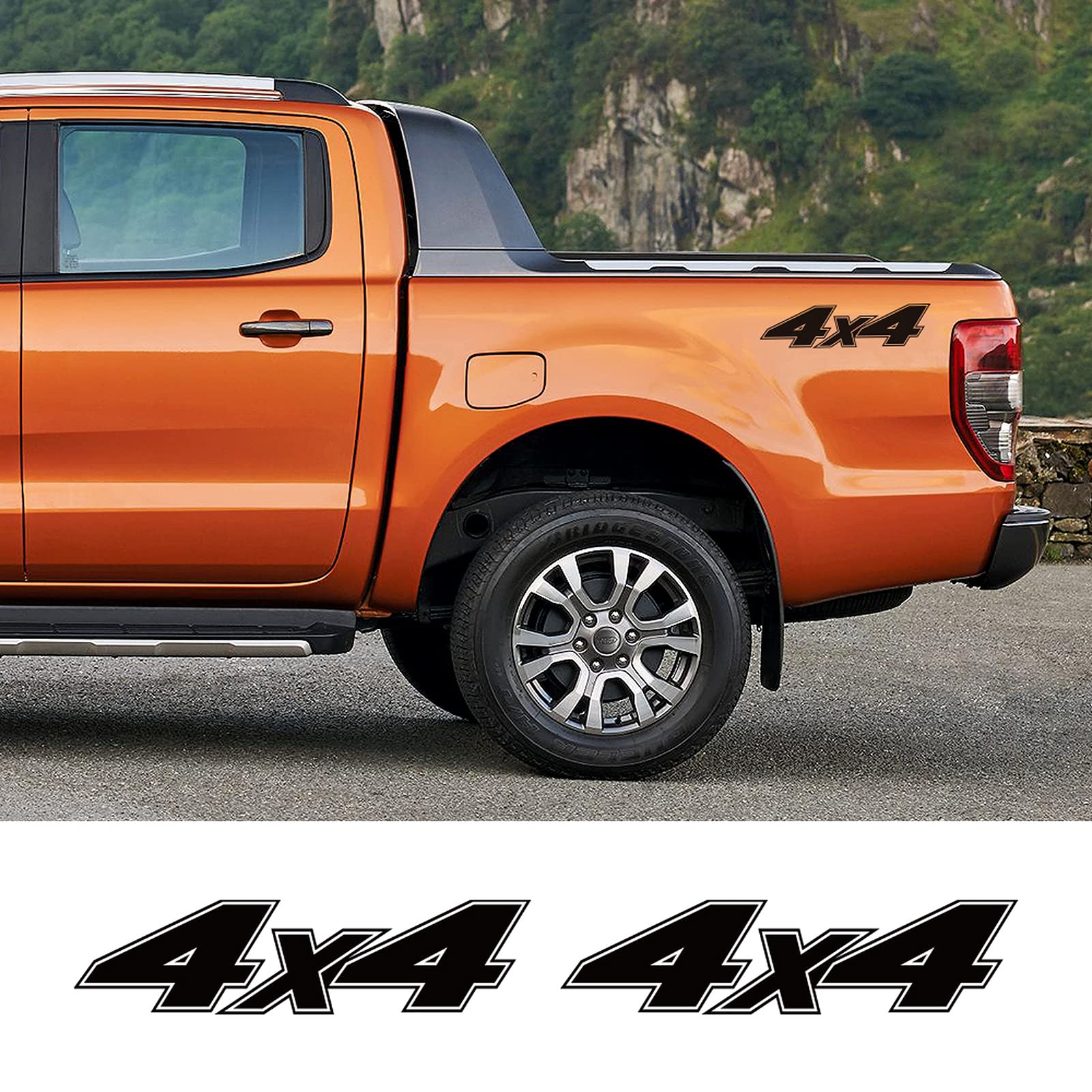 Buy Car Side Skirt Stickers stripe decal Vinyl Decals, For Ford Ranger Raptor Pickup, For Isuzu