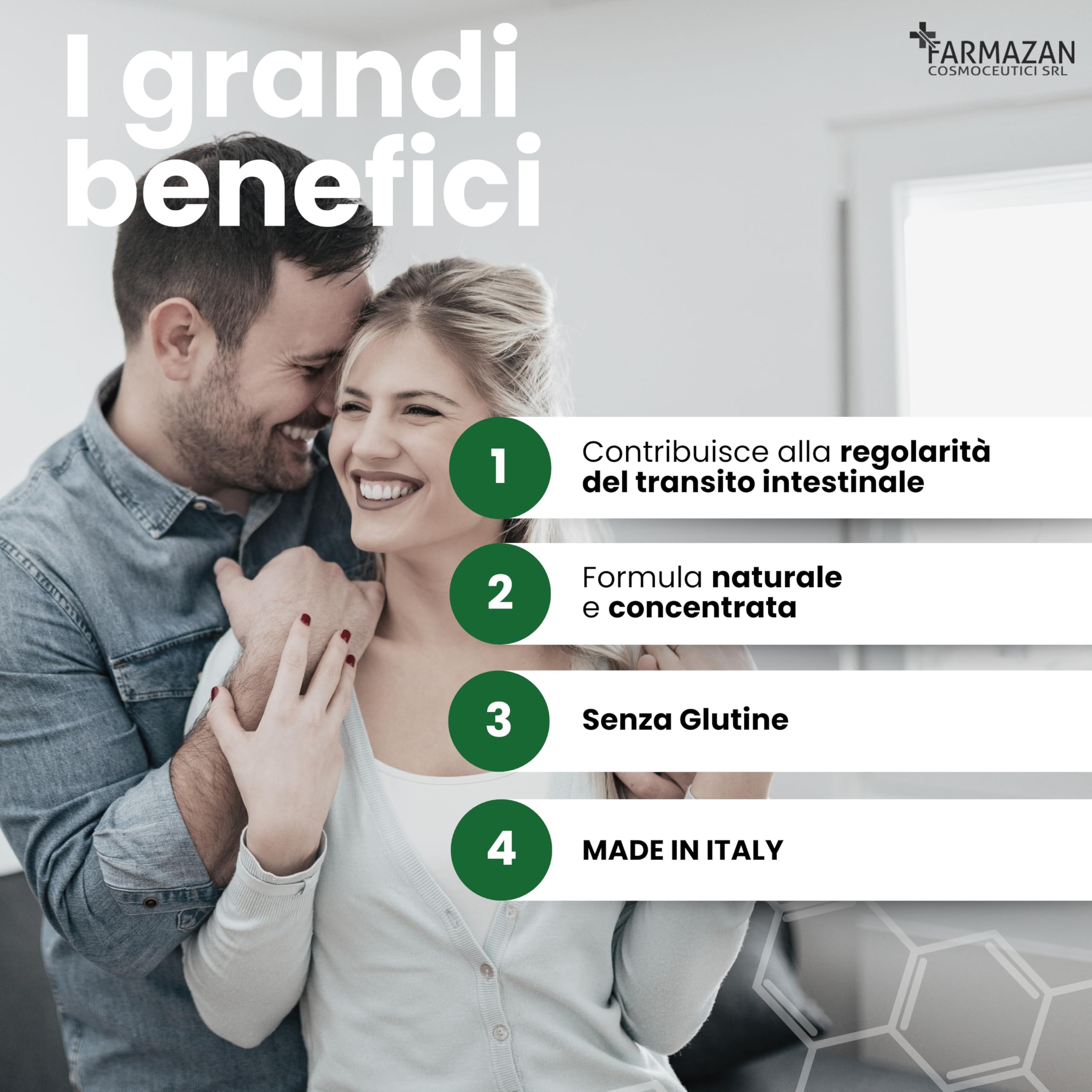 Farmazan Senna, 100 Compresse da 200mg, Integratore Alimentare a Base di Senna, che Contribuisce alla Regolarità del Transito Intestinale, Senza Glutine