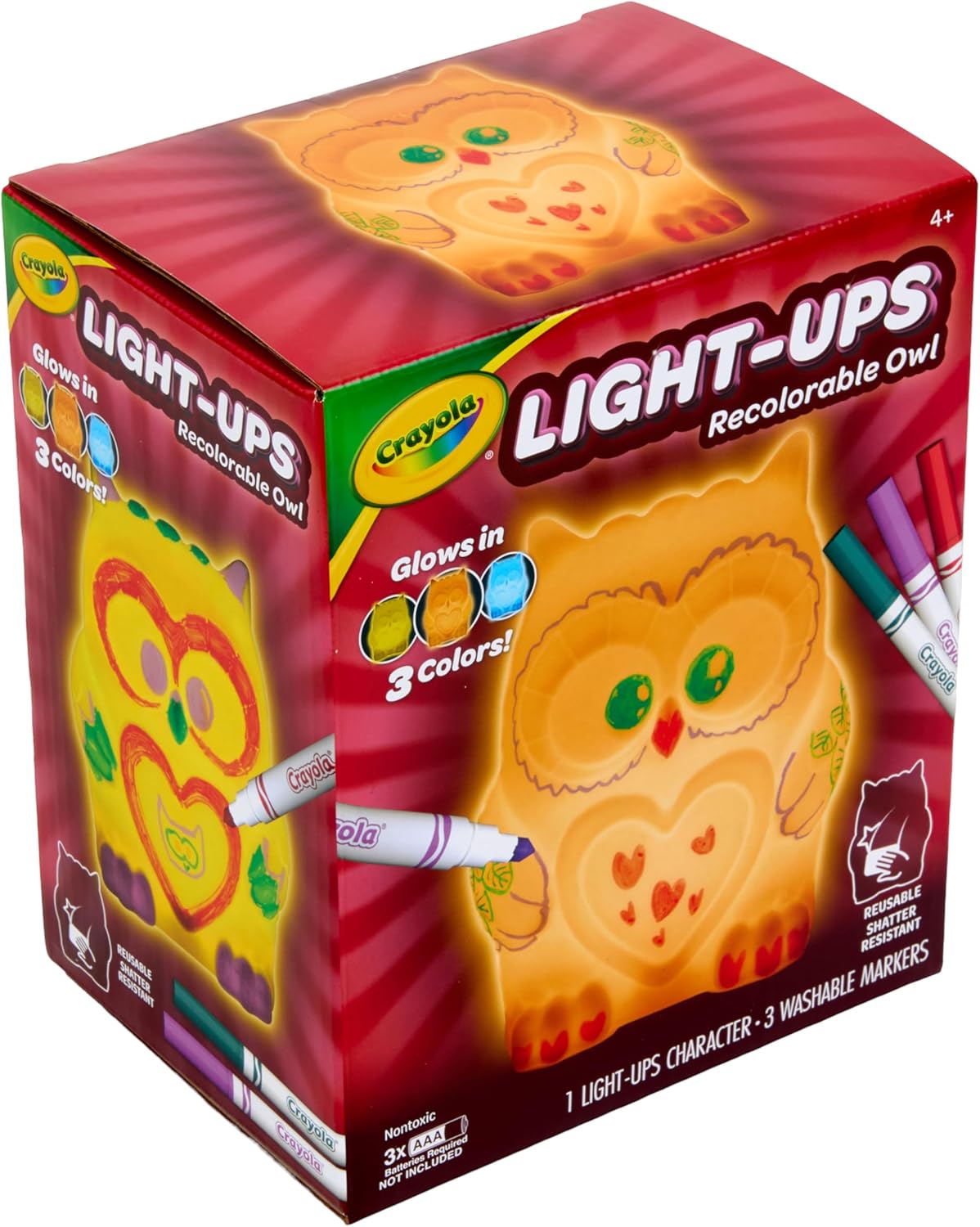 Crayola Light Up Character, Owl - Image 5